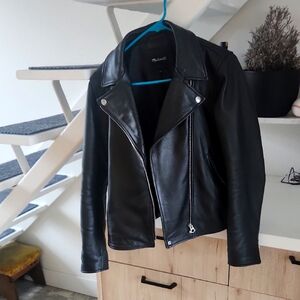 Madewell Black Leather Jacket
